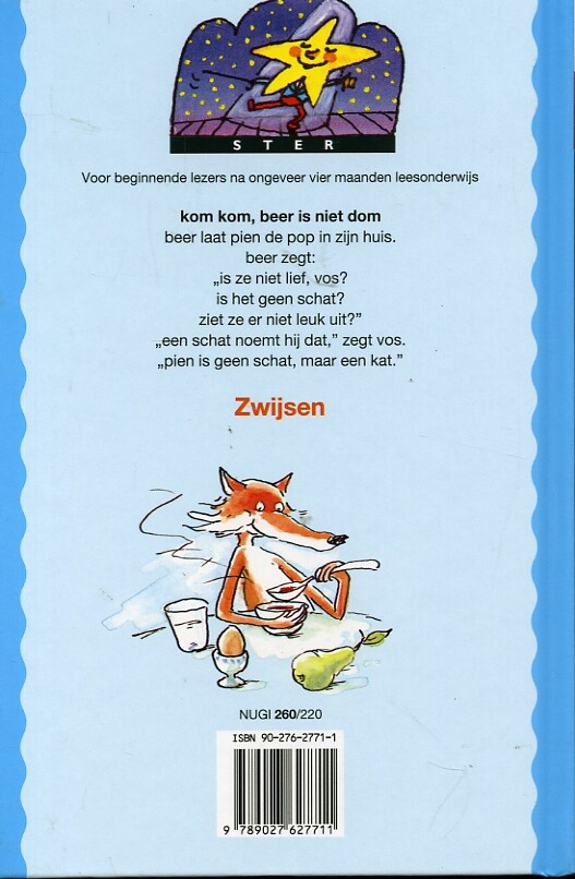 Kom kom, beer is niet dom / Ster / 1-1 achterkant