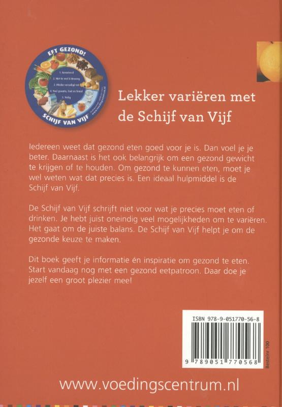 Gezond eten met de schijf van vijf / Weet wat je eet achterkant