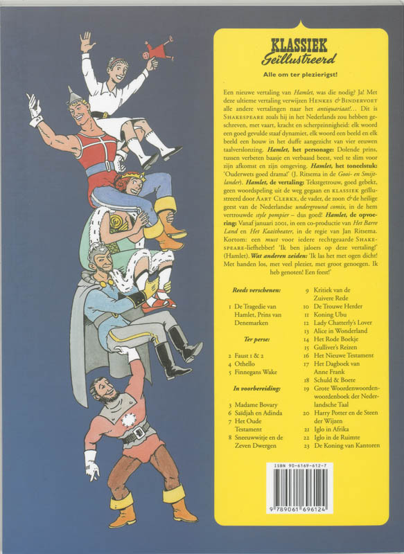 De tragedie van Hamlet, prins van Denemarken / Perpetua reeks / 1 achterkant