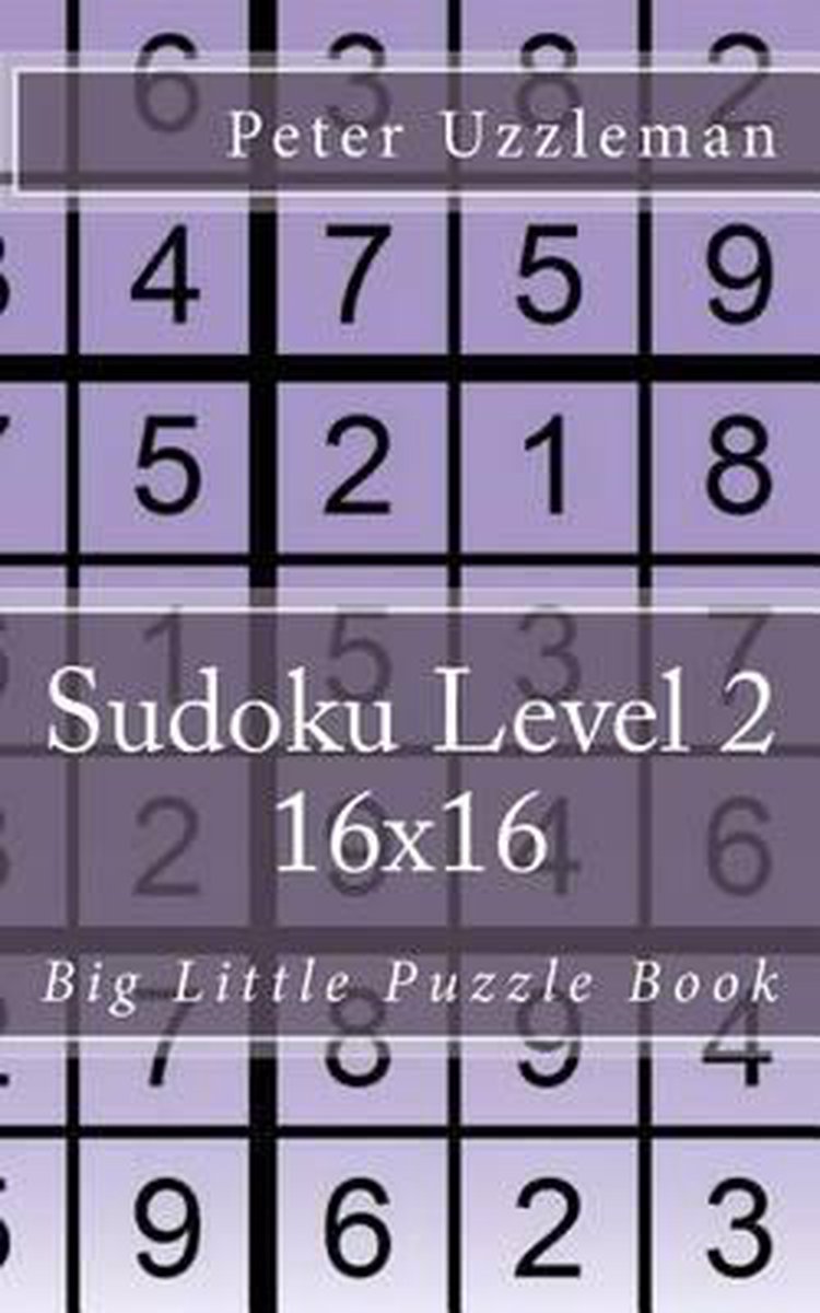 Little Big Puzzle Book- Sudoku Level 2 16x16