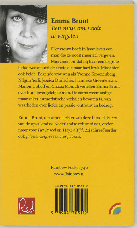 Een man om nooit te vergeten / Rainbow pocketboeken / 740 achterkant