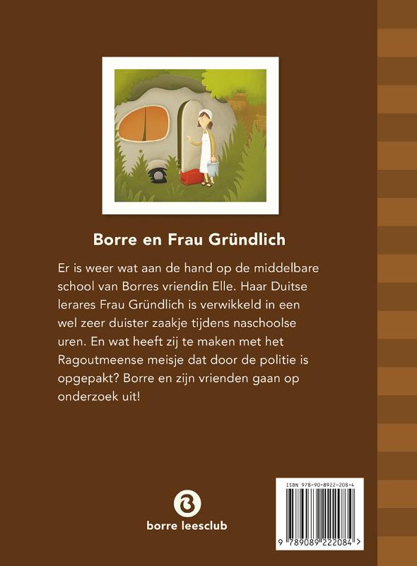 De Gestreepte Boekjes  -   Borre en Frau Grundlich achterkant