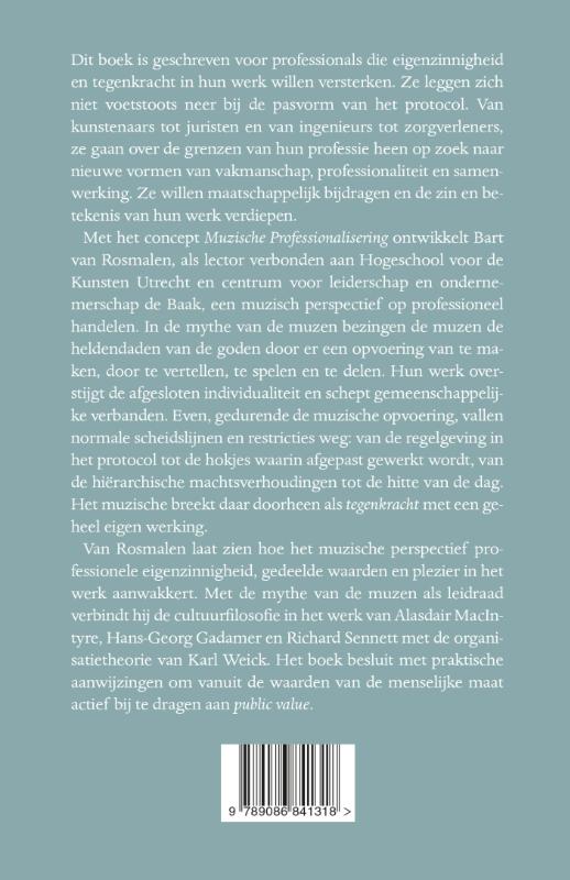 Muzische Professionalisering achterkant