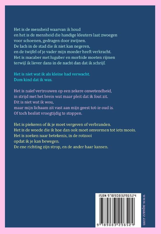 Blozend Brutaal achterkant