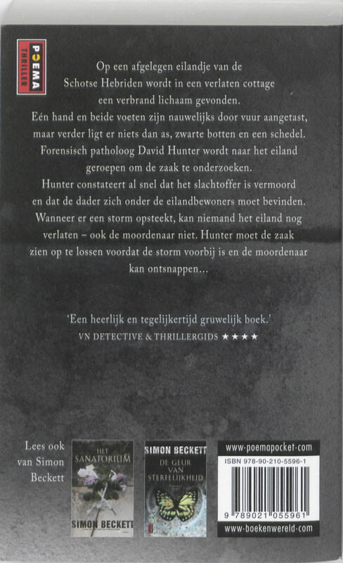 Het laatste zwijgen / Poema thriller achterkant