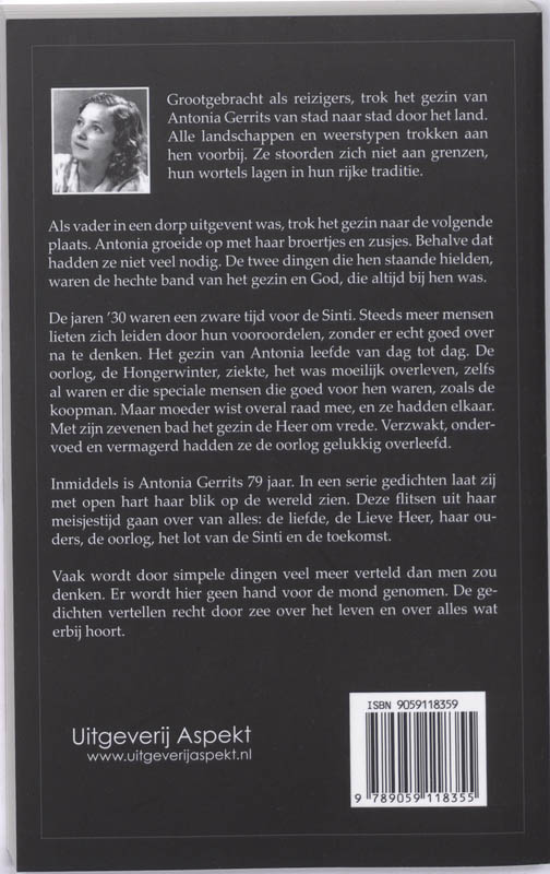 Flitsen en gedichten uit mijn leven achterkant