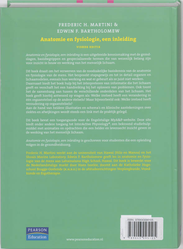 Anatomie en fysiologie  + XTRA toegangscode achterkant