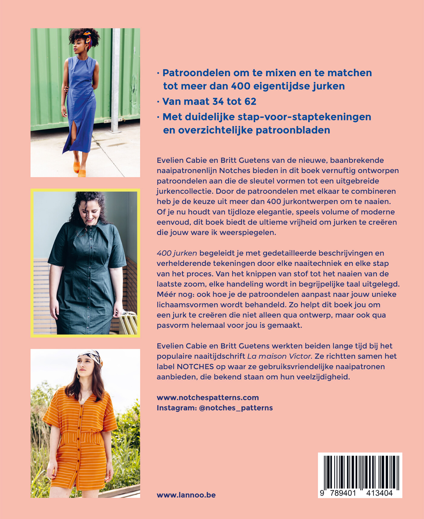400 jurken achterkant