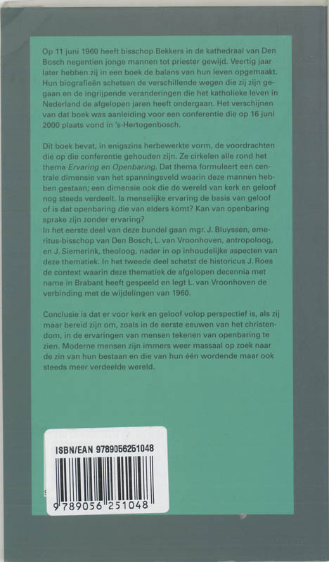 Ervaring & openbaring achterkant