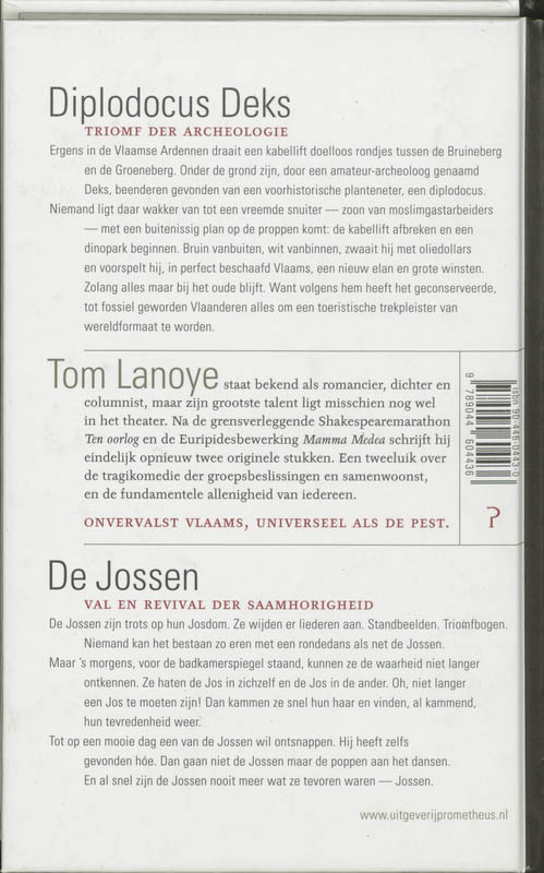 Diplodocus Deks ; De Jossen Diplodocus Deks ; De Jossen achterkant