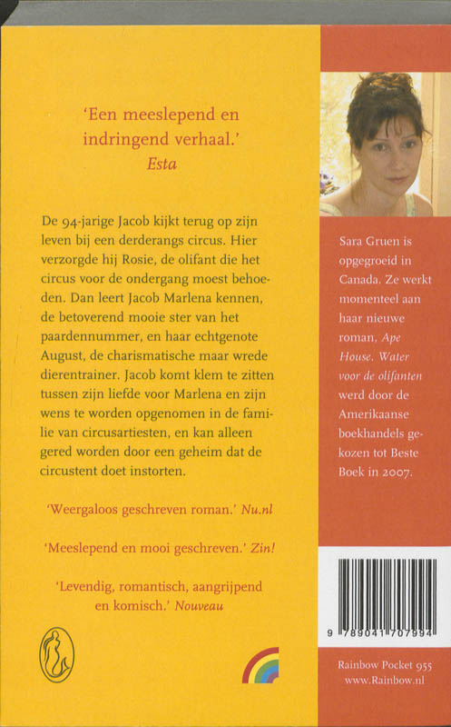 Water voor de olifanten / Rainbow pocketboeken / 958 Water voor de olifanten / Rainbow pocketboeken / 958 achterkant