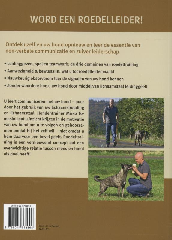 Roedeltraining voor uw hond achterkant