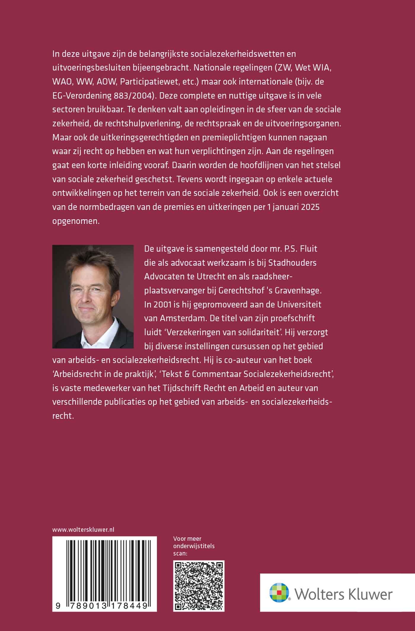 Socialezekerheidswetgeving 2025 achterkant