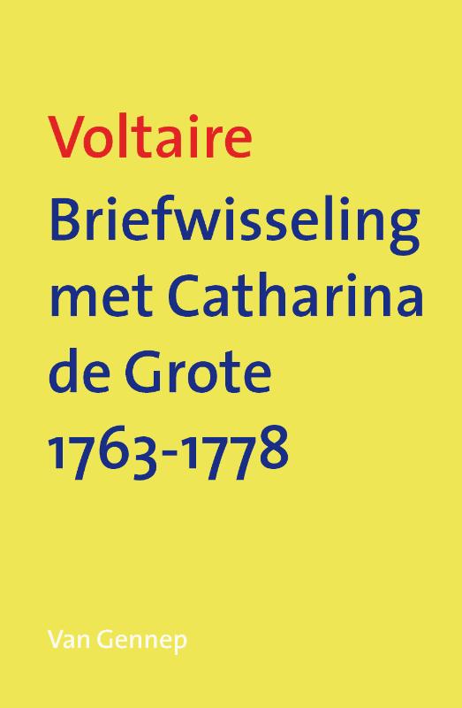 Briefwisseling Met Catharina De Grote