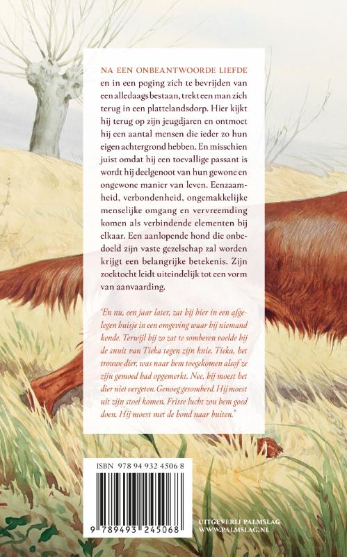 Vanwege een hond achterkant