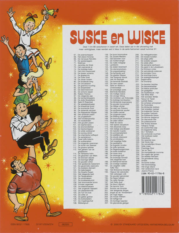 "Suske en Wiske 97 - De junglebloem" achterkant