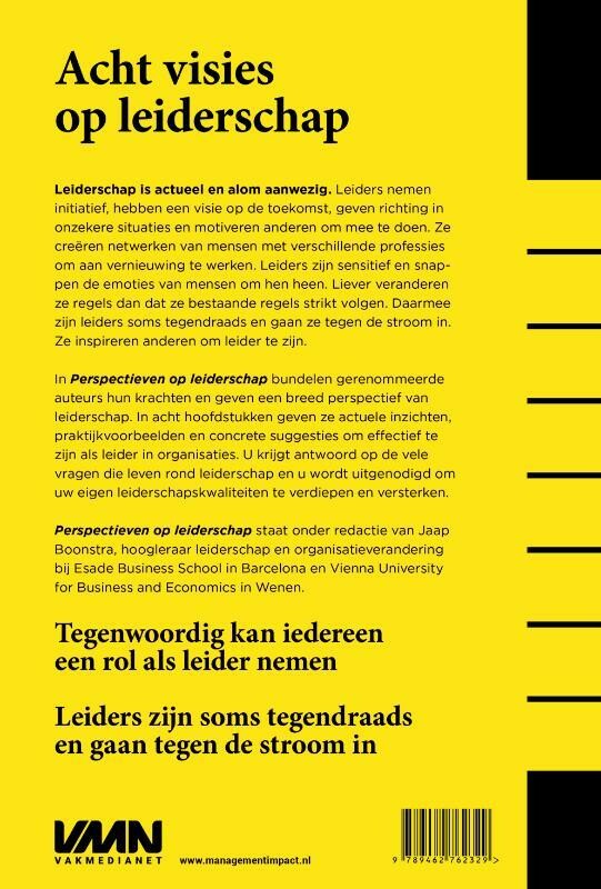 Perspectieven op leiderschap achterkant