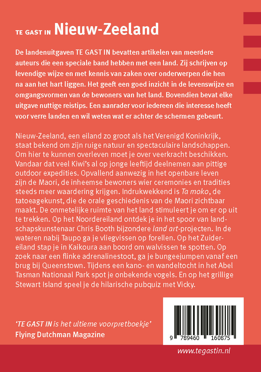 Te gast in Nieuw-Zeeland / Te gast in achterkant