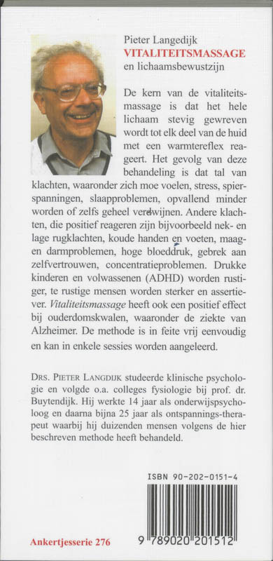 Vitaliteitsmassage / Ankertjes / 276 Vitaliteitsmassage / Ankertjes / 276 achterkant