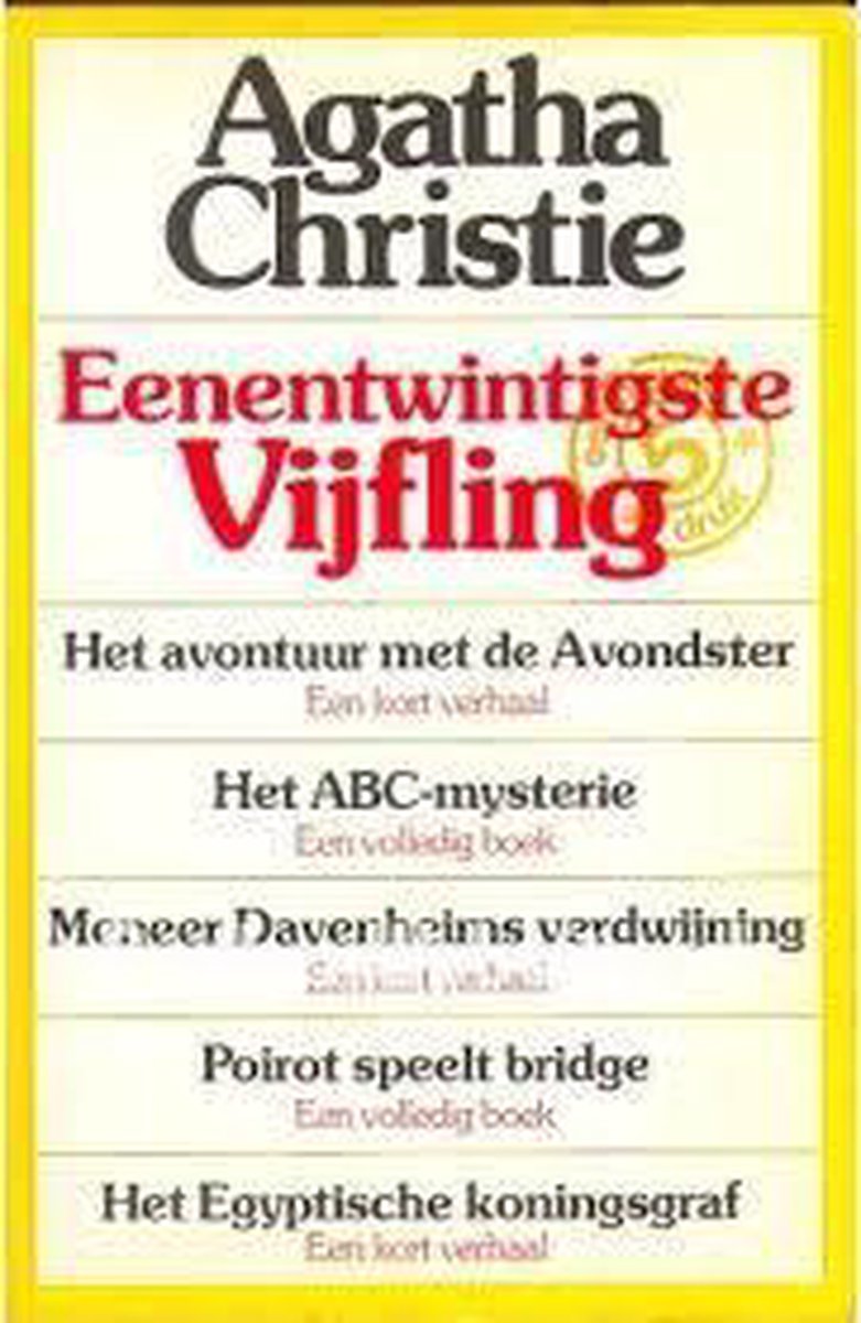 boekenbalie_9789021804217_cover Agatha Christie Vijfling - Volume 21 / Agatha Christie Vijfling / 21