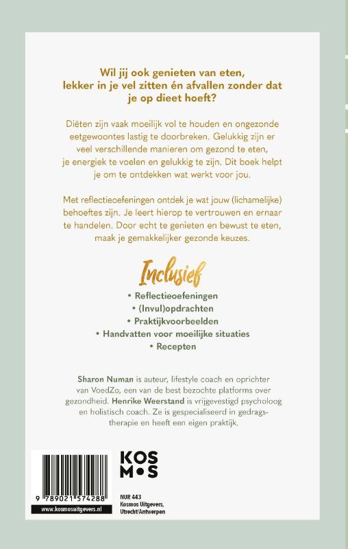 Intuïtief eten Intuïtief eten achterkant