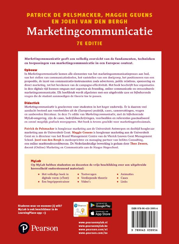 Marketingcommunicatie achterkant