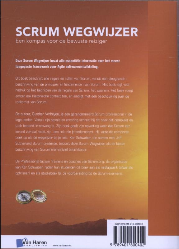 Scrum wegwijzer Scrum wegwijzer achterkant