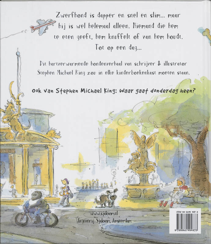 Zwerfhond achterkant