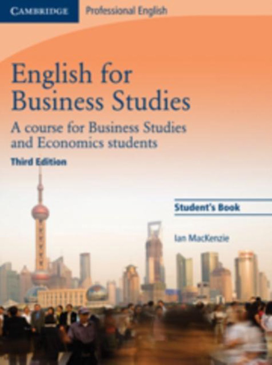 English for Business Studies 3rd edition student's book