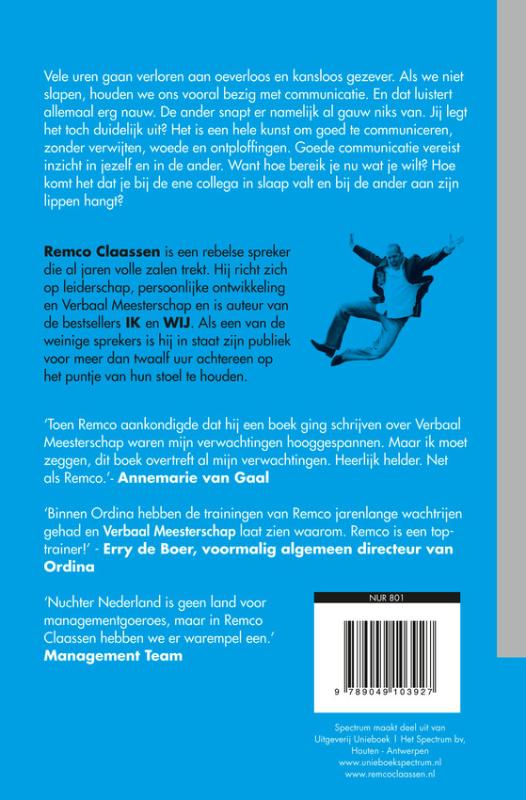 Verbaal meesterschap Verbaal meesterschap achterkant