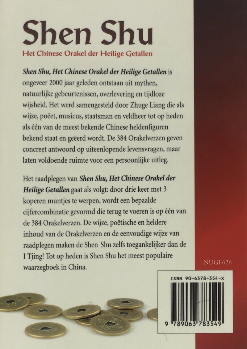 SHEN SHU + SET VAN 10 MUNTEN achterkant