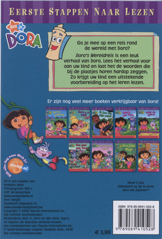 Dora Dora's wereldreis achterkant