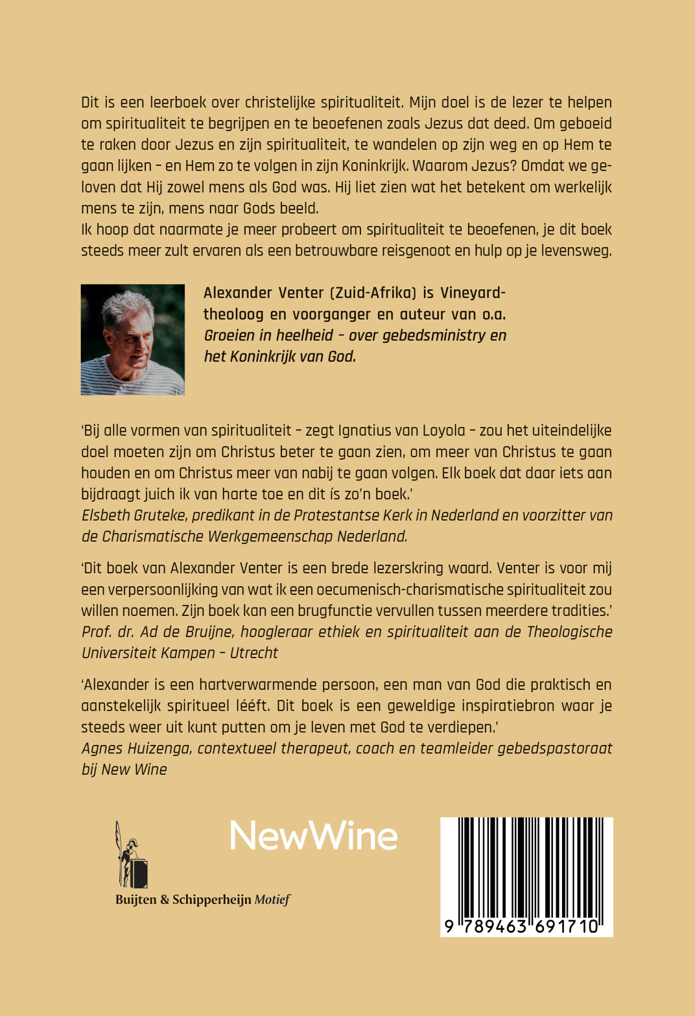 Spiritueel leven achterkant