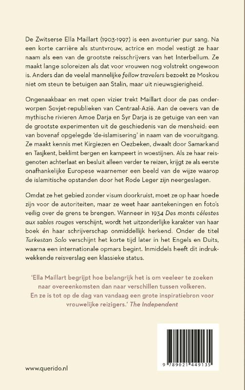 Toerkestan solo Toerkestan solo achterkant