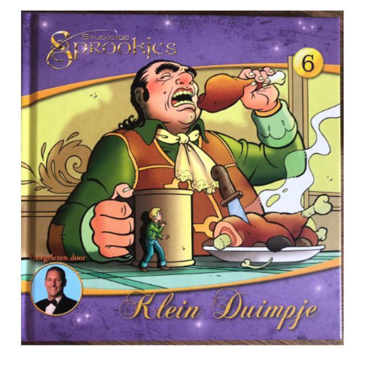 boekenbalie_5414233189909_cover klein duimpje sprookjes luister CD met boek 20 x 20 cm