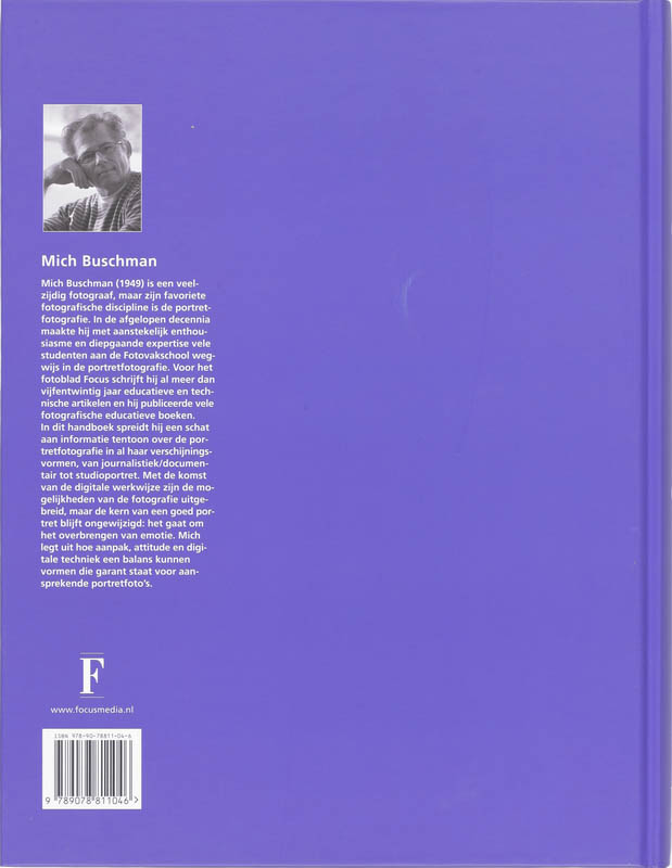 Handboek digitale Portretfotografie achterkant