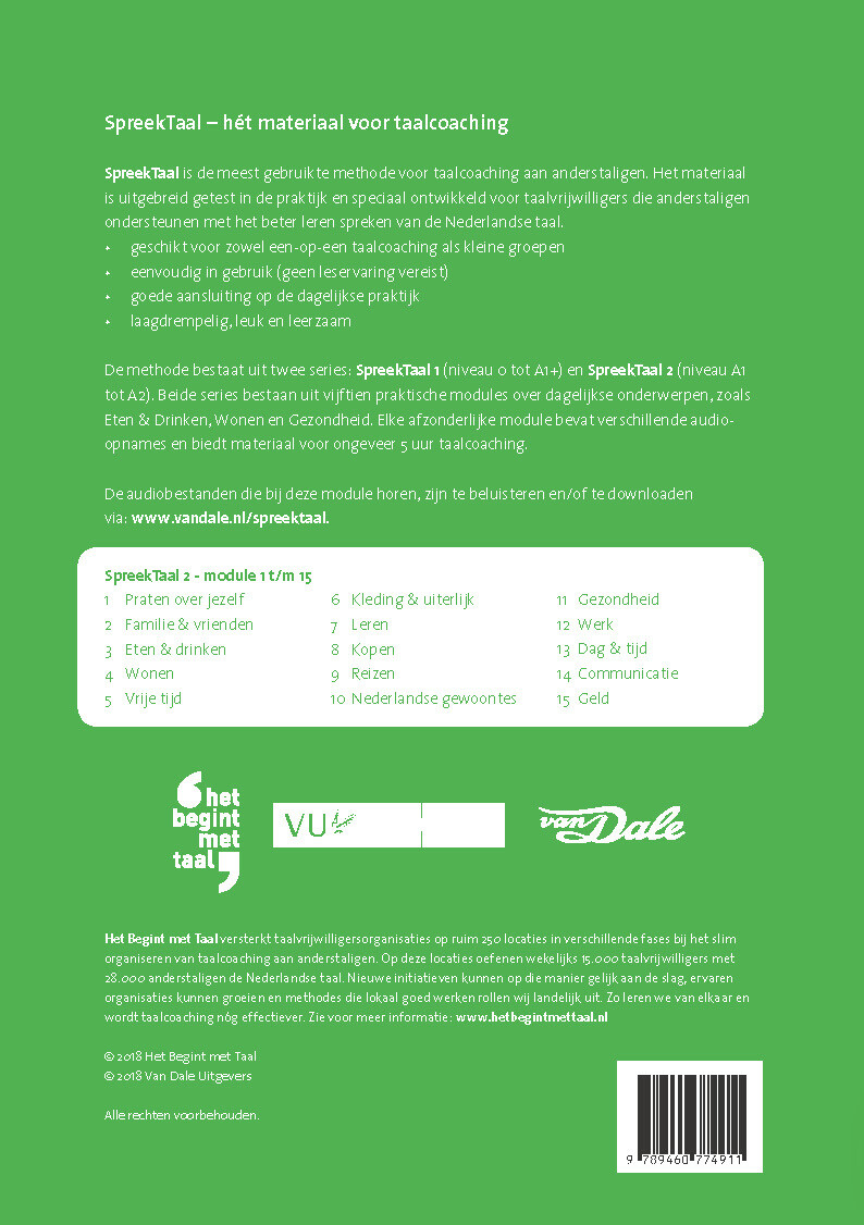 SpreekTaal 2 / Communicatie achterkant