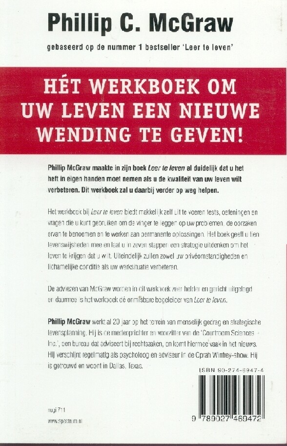 Leer te leven werkboek / Vantoen.nu achterkant