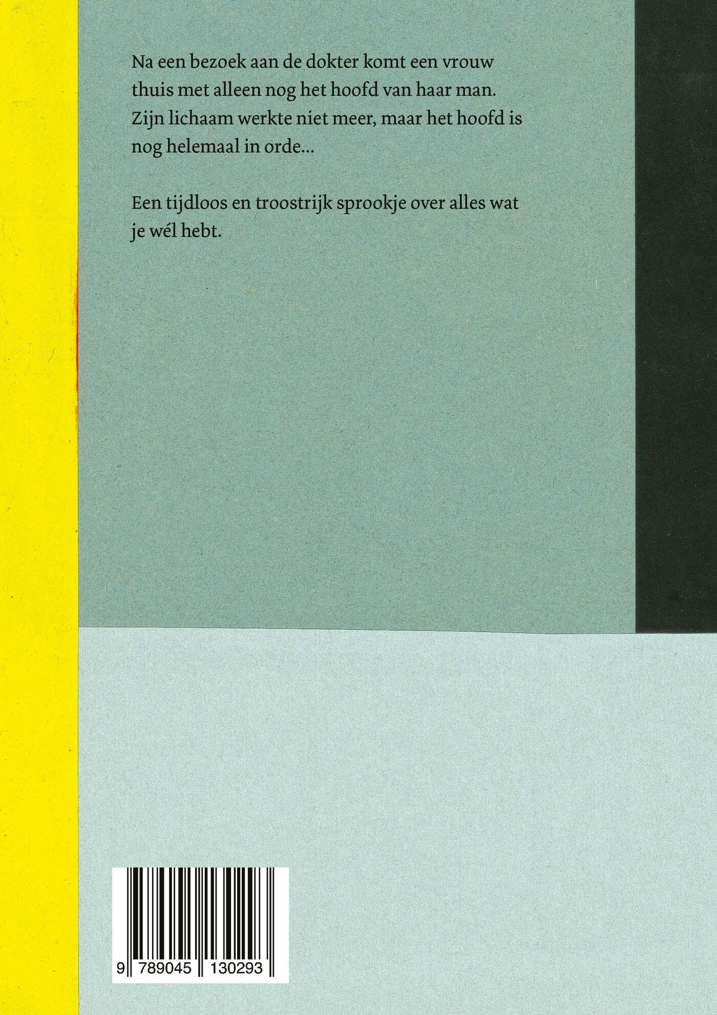 De vrouw en zijn hoofd achterkant