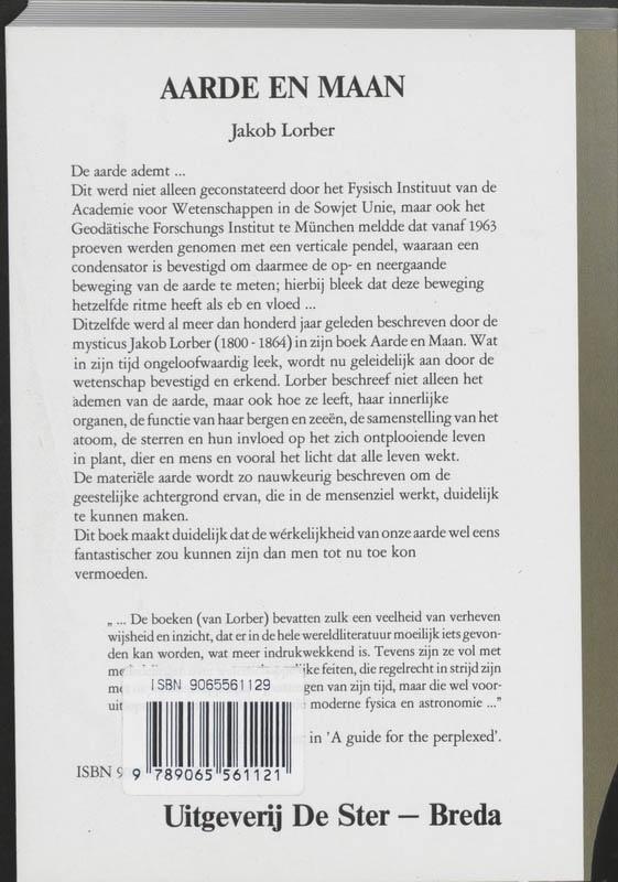 Aarde en maan Aarde en maan achterkant