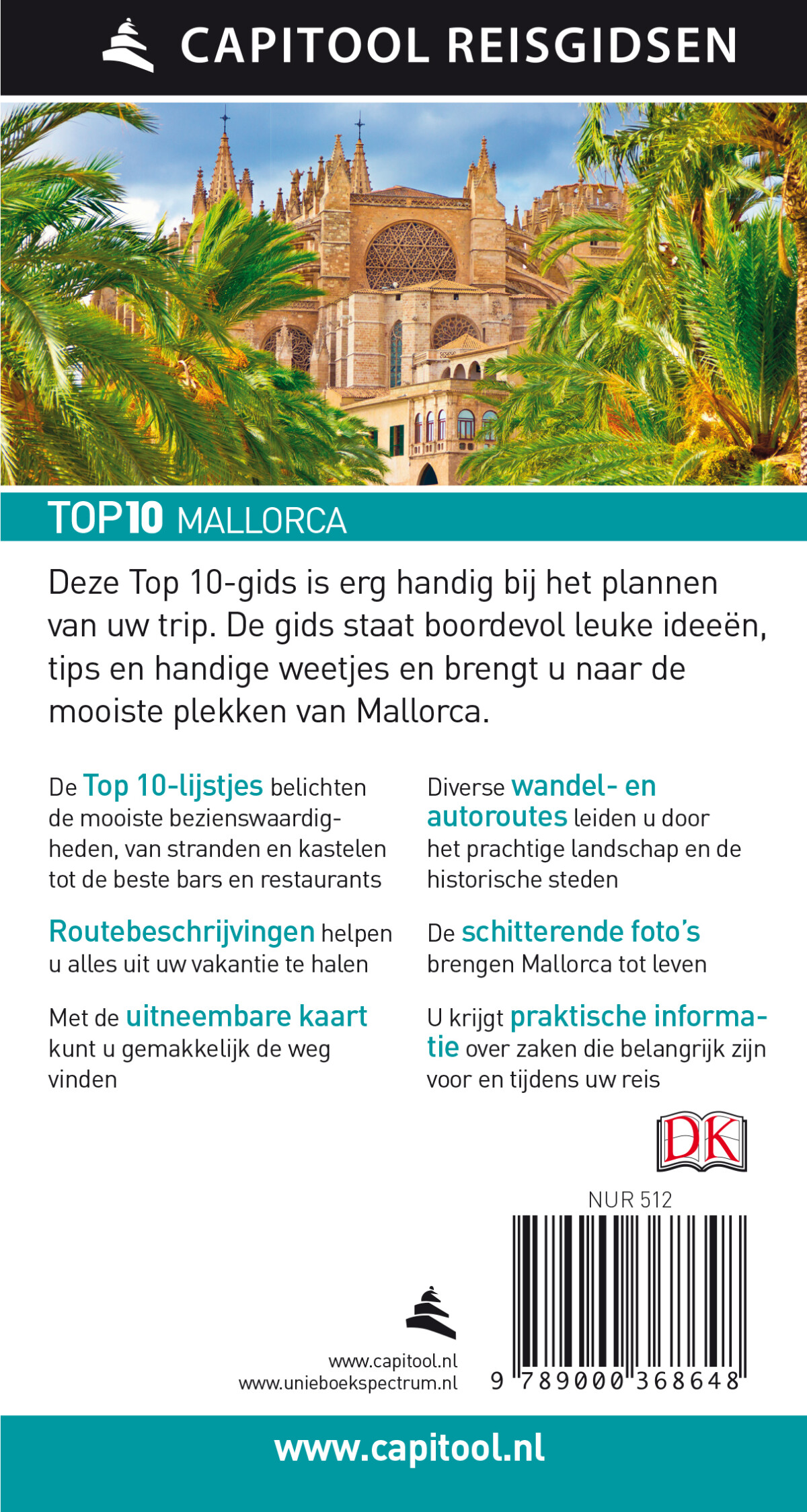 Mallorca / Capitool Reisgidsen Top 10 achterkant