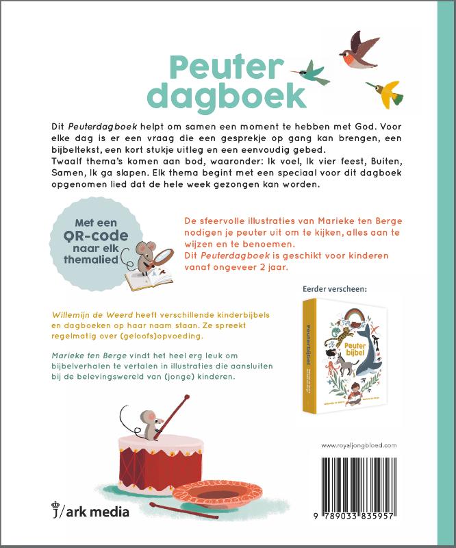 Peuterdagboek achterkant