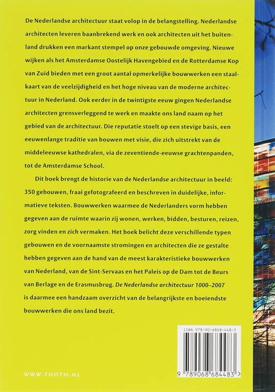 De Nederlandse architectuur 1000-2007 achterkant