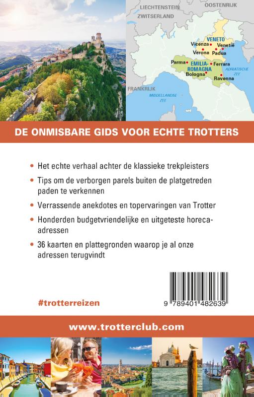 Noordoost-Italië Trotter / Trotter achterkant