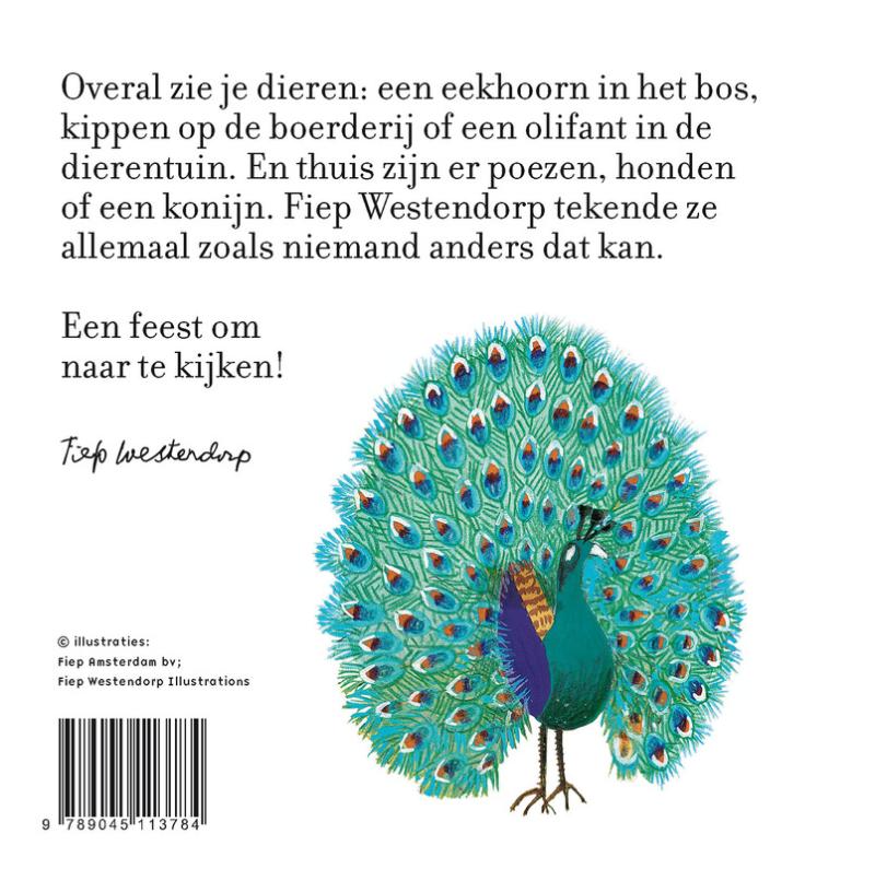 De dieren van Fiep achterkant