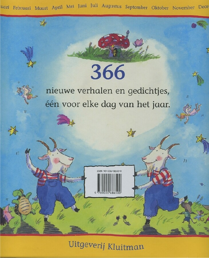 Een heel jaar lang verhalen achterkant