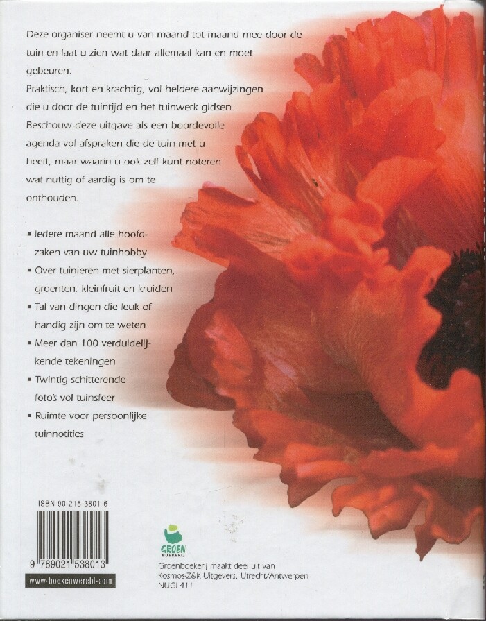 Tuinorganiser achterkant