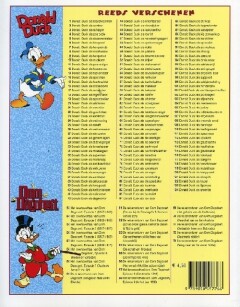 Donald Duck als groentje / De beste verhalen van Donald Duck / 124 achterkant