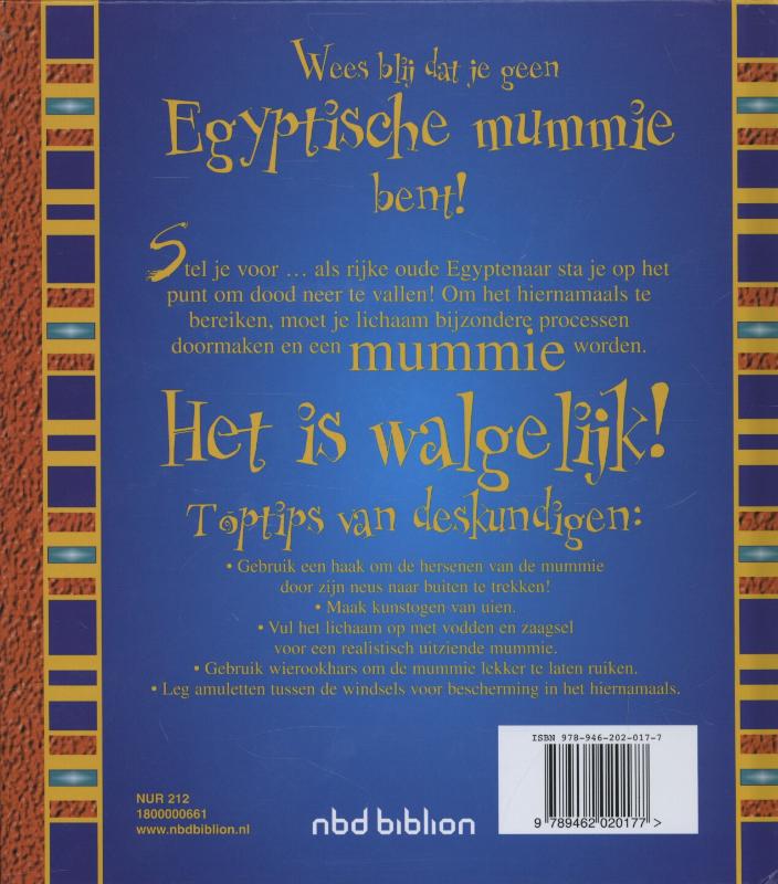 Wees blij dat je geen Egyptische mummie bent! / Wees blij dat... achterkant