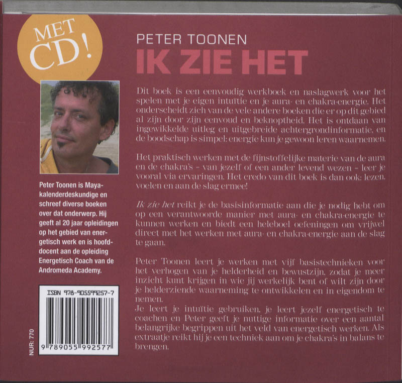 Ik zie het + CD achterkant